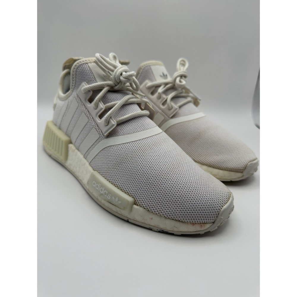 Adidas NMD R1 Women's Size 6.5 Cream White Running Shoes Sneakers Boost Casual
